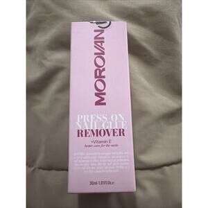 Lot (2) Morovan Press-On Nail Glue Remover 1.01 Fl Oz (a)